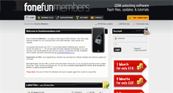 Desktop Screenshot of fonefunmembers.com